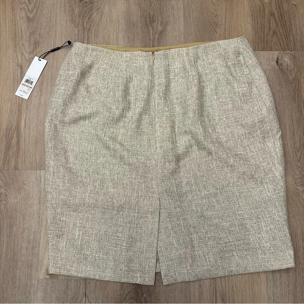 Calvin Klein Cream Pencil Skirt for Work